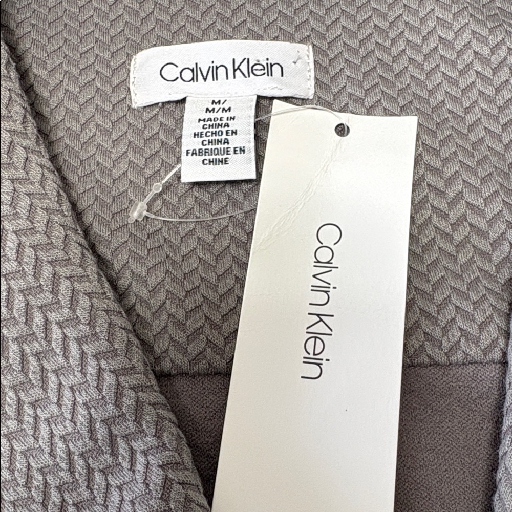 NWT Light Gray Calvin Klein jacket, absolutely no flaws. - Picture 5 of 10